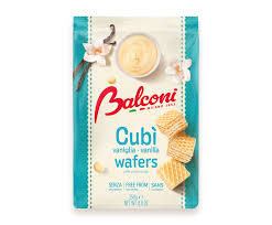 Balconi Cubi Vanilla Wafer : 250 g