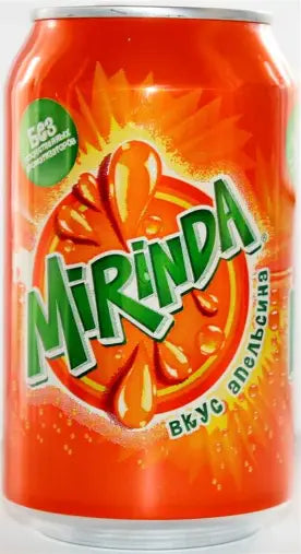 Mirinda Orange Soda Can 250 ml