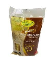 Deer Org Brown Bas Rice 8 lb