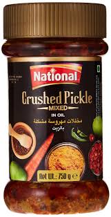 National Crushed Pickle:750g