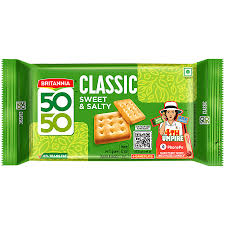 Britannia 50-50 Sweet & Salty Biscuits 2.19 oz