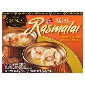 Brar's kesar rasmalai 12 pieces 850g
