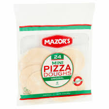 Mazors Pizza Dough 3 inch Mini 12 oz