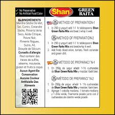 Shan Green Raita Seasoning Mix 40 g