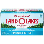 Land O Lakes Unsalted Butter 1 lb (4-pack)