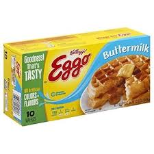Kellogg's Eggo Frozen Waffles Buttermilk 12.3 oz (10-pack)