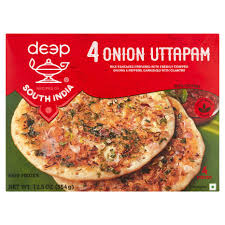 Deep Onion Uttapam 12.5 oz ( 4 Pieces)