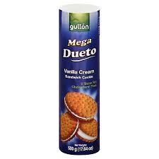 Gullon Mega Dueto Vanilla Sandwich Cookies 17.6 oz