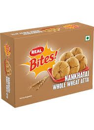 Real Bites Nankhatai Whole Wheat(Atta) 250g