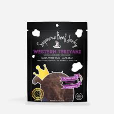 Supreme Beef Jerky Western Teriyaki 2.5 oz