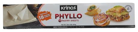 Krinos Phyllo Pastry Sheets : 16 oz