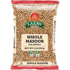 Laxmi Whole Masoor : 2 lb