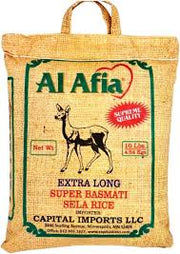 Al Afia Super Basmati Sela Rice 10 lb