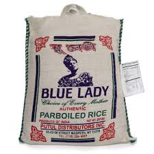 Blue Lady Parboiled Rice, 20 lbs