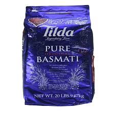 Tilda Basmati Rice, 20 lb