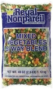 Regal Nonpareil Mixed Vegetables 5-way Blend 2.5 lb