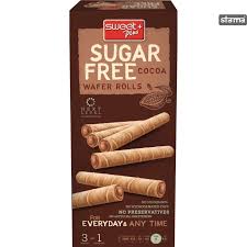 Sweet Plus Sugar Free Wafer Roll : 120 g