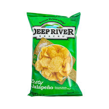 Deep River Snacks Kettle Cooked Potato Chips Zesty Jalapeno 5 oz