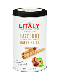 Litaly Hazelnut Wafer Rolls : 400 g