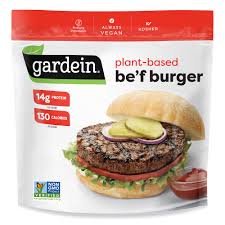 Gardein Ultimate Plant-based Beefless Burger Frozen Patties, Vegan, Frozen, 12 oz. 4-count