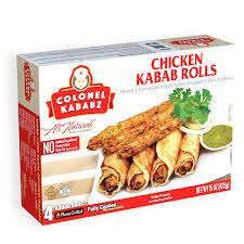 Colonel Kababz Chicken Kabab Rolls 15 oz
