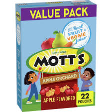 Mott's apple orchard 22 pouches