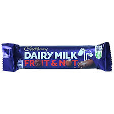 Cadbury Dairy Milk Fruit & Nut 49 gms