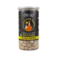 Deep Fox Nuts Makhana Black Pepper 3.2oz