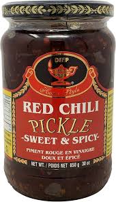 Deep Red Chilli Pickle : 850g