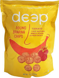 DEEP BANANA CHIPS TOMATO : 12 oz
