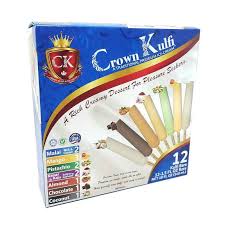 Crown Kulfi Traditional Ice Cream 12 Ct
