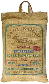 Aahu Barah Sella Basmati Rice 20 lb