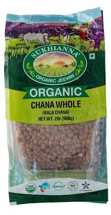 ORGANIC SUKHIANA CHANNA WHOLE 2 LB