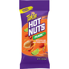 Takis Flare Hot Nuts Snack 3.2 oz