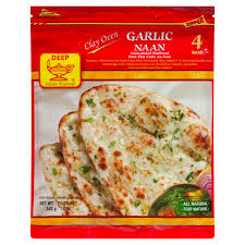 Deep garlic Naan: 12oz