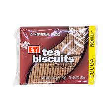 Eti Tea Biscuit Cocoa : 370 g