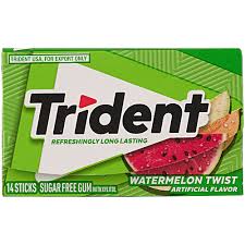 Trident Watermelon Twist Sugar Free Gum 14 Ct