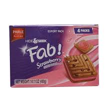 Parle Fab Strawberry : 400g