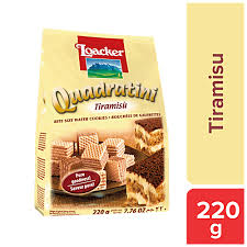 Locker Quadratini Tiramisu net WT 7.76 Oz 220 g