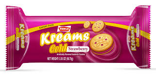 Parle Kreams Gold Strawberry, 2.35 oz