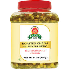 Laxmi Roasted Chana Salted Turmeric 14 oz