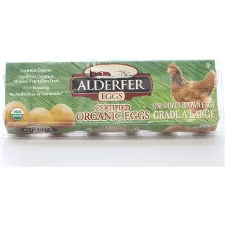 Alderfer Grade A Large Brown Eggs 12 ct