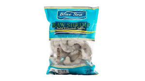 Blue Sea Raw Peeled & Deveined Tail On Shrimp 2 lbs