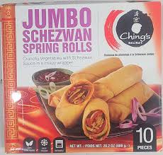 Ching‚ jumbo schezwan spring rolls 10 pcs