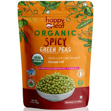 Happy Leaf Spicy Green Peas 5 OZ