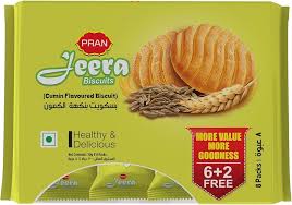 Pran Jeera Biscuits, 8pcks