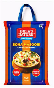 Indias Nature Sona Masoor Rice : 20 lb