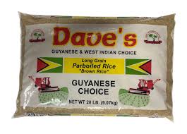 Dave's Parboiled Rice 20 lb