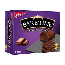 Hilal Bake Time Cake Slice Chocolate, 6pcs