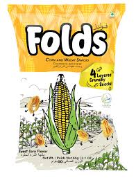 Folds Corn & Wheat Snack 60 g